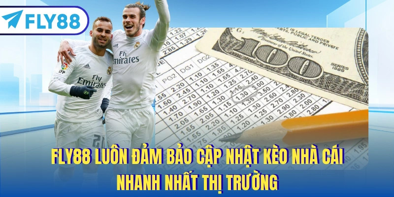 FLY88 luôn đảm bảo cập nhật kèo nhà cái nhanh nhất thị trường