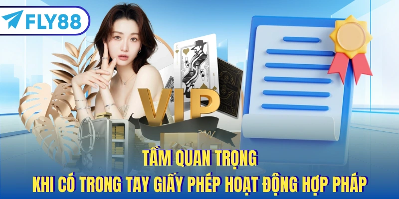Tầm quan trọng khi có trong tay giấy phép hoạt động hợp pháp